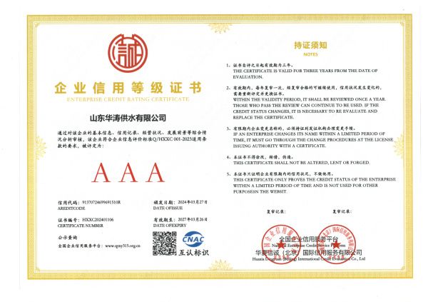 點擊查看詳細信息<br>標題：企業信用等級證書 閱讀次數：576